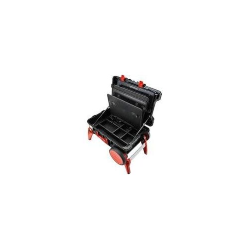 Werkzeugkoffer XXL III , Werkzeugkiste schwarz/rot, (leer)