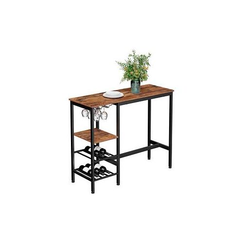 VASAGLE Bistrotisch braun 110,0 x 40,0 x 90,0 cm