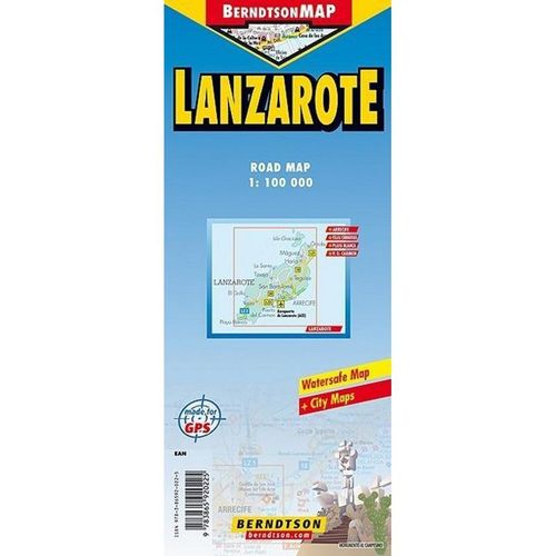 Lanzarote, Karte (im Sinne von Landkarte)