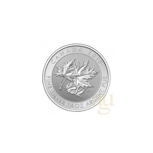 1.5 Unzen Silbermünze Multi-Maple Leaf 2015