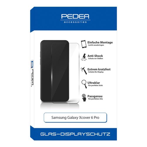 PEDEA Displayschutzglas »Display-Schutzglas - Galaxy Xcover 6 Pro«