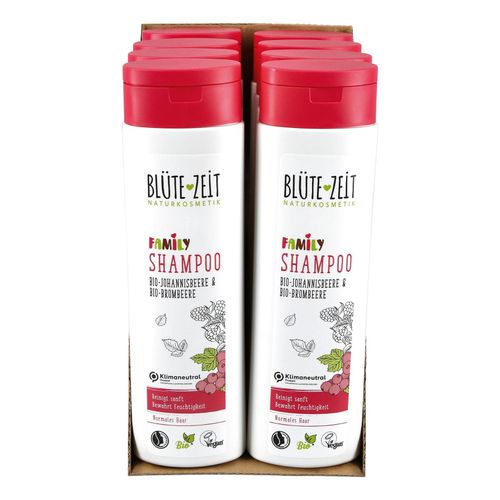 BLÜTE-ZEIT Shampoo Family 300 ml, 8er Pack