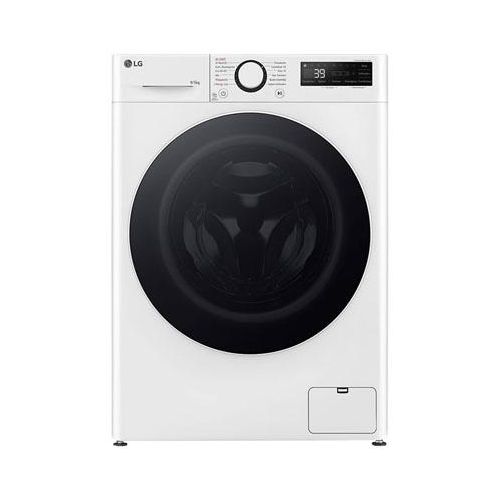 LG Waschtrockner mit 1.200 U./Min. EEK A/E 9 kg Waschen 5 kg Trocknen Weiß mit schwarzem Bullaugenring V5WD95SLIM