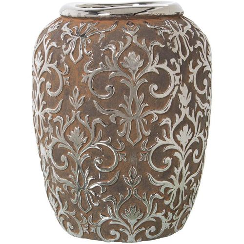 Alte Silberkeramik Vase 30x39cmpour Alle Stile, um dem Haus eine Note zu verleihen