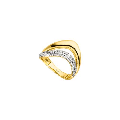 Crystal Galaxy Ring 14K Gold Plated