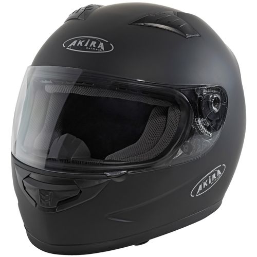 Motorradhelm AKIRA "Akira Integralhelm RO 10" Helme Gr. S Kopfumfang: 55cm - 56cm, schwarz Helm