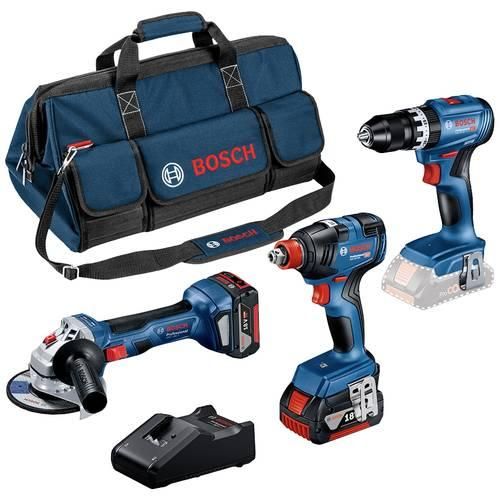 Bosch Professional Bosch Power Tools 0615990N31 Werkzeugset HandwerkerInnen, HeimwerkerInnen, Akkugeräte im Koffer 5teilig