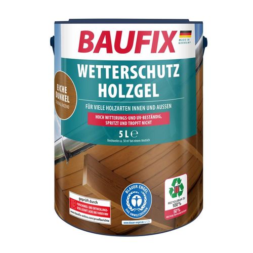 Wetterschutz-Holzgel Eiche Dunkel