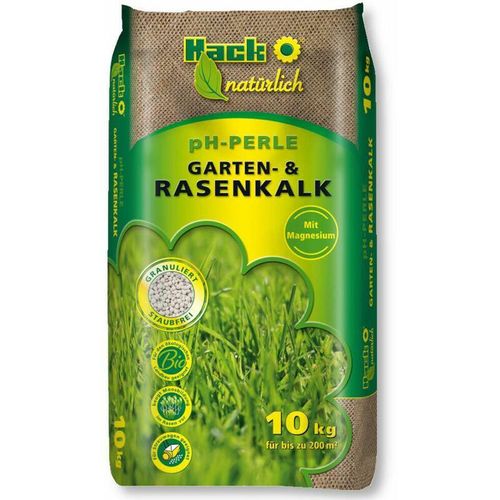 HACK pH-Perle Gartenkalk und Rasenkalk 10 kg Bodenverbesserer Bodenregulierer