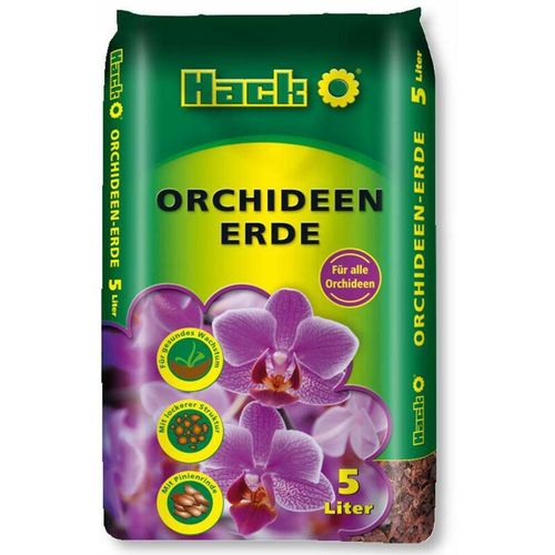 Orchideen-Erde 5 l Orchideensubstrat Orchideenerde torffrei mit Startdünger - Hack