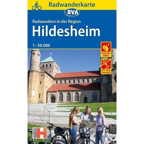 BVA Radwanderkarte Radwandern in der Region Hildesheim, Karte (im Sinne von Landkarte)