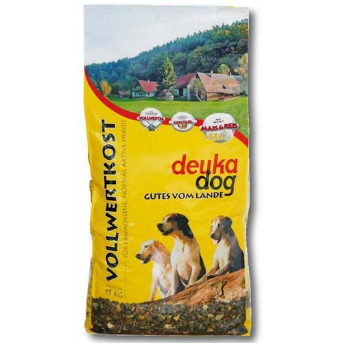 Dog Vollwertkost 15kg Hundefutter Hundenahrung Flockenfutter Trockenfutter - Deuka