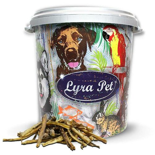 Lyra Pet - 5 kg ® Ochsenziemer Abschnitte 5 - 8 cm in 30 l Tonne