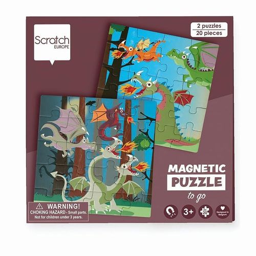 Reise-Magnetpuzzle Drachen 20 Teile