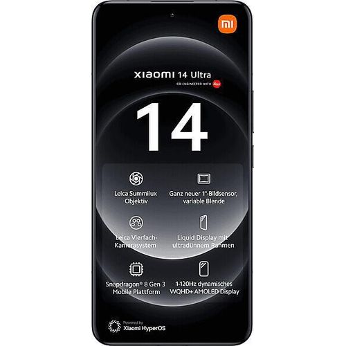 Xiaomi 14 Ultra 5G 512GB, Schwarz