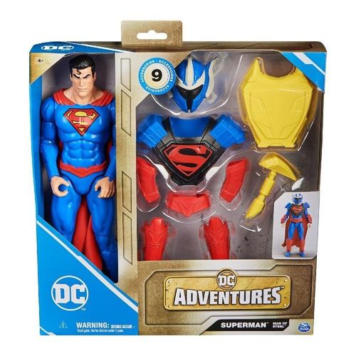 DCU 30cm Superman Figur mit Clip-on
