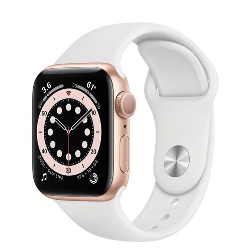 Apple Watch (Series 4) 2018 GPS 40 mm - Aluminium Gold - Weiß