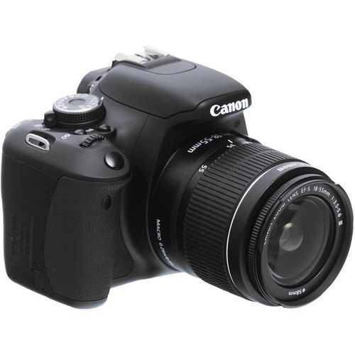 Spiegelreflexkamera EOS 600D - Schwarz + Canon EF-S 18-55mm f/3.5-5.6 IS f/3.5-5.6