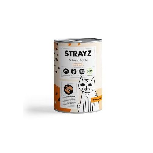 STRAYZ BIO 6x400g Gans & Kürbis