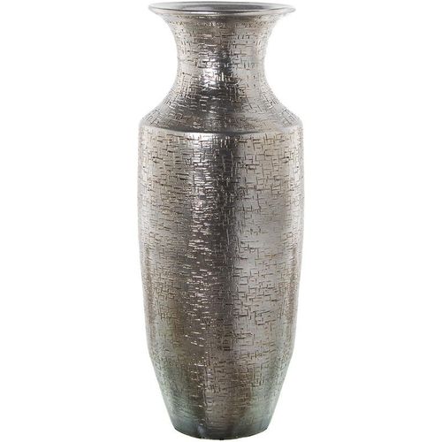 Keramikvase 100 cm Silber ° 38x100cmpour Alle Stile, um dem Haus eine Note zu verleihen