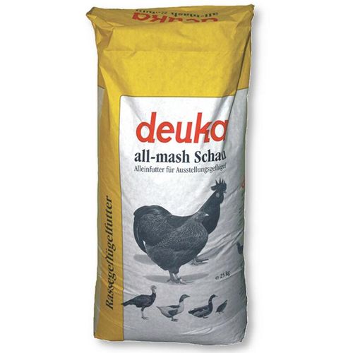 All-mash Schau 25 kg Geflügelfutter Schaufutter Hühnerfutter Hahnfutter - Deuka