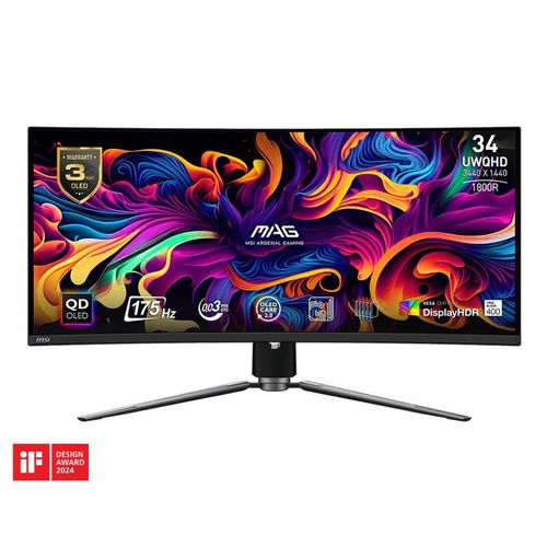 MSI MAG 341CQPDE Curved Gaming Monitor 86.82cm (34.18