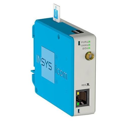 INSYS icom MIRO-L100, LTE-Mobilfunk-Router, EMEA-Frequenzen, VPN, 1x Ethernet 10/100BT, 1x DI, 1x DO (10022846)