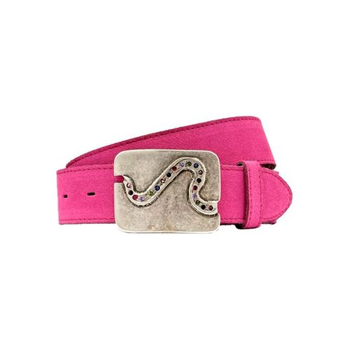 Ledergürtel RETTUNGSRING BY SHOWROOM 019 Gr. 80, pink Damen Gürtel