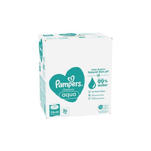 Pampers® Feuchttücher aqua Harmonie™ 1-lagig weiß, 1.152 St.