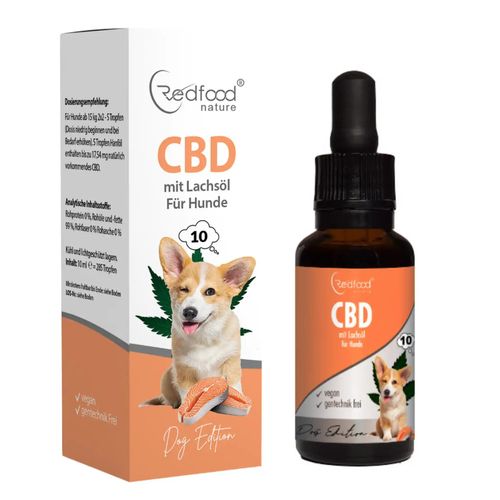 CBD Öl für Hunde mit Lachsöl 10% - 10ml