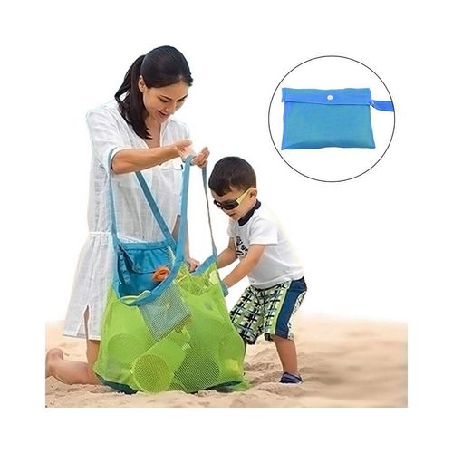 Alster Herz Aufbewahrungstasche Netz Strandtasche für Kinder Sandspielzeug Strandspielzeug H0172