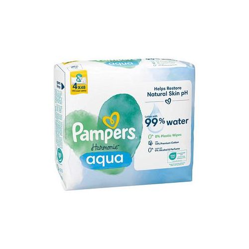 Pampers® Feuchttücher aqua Harmonie™ 1-lagig weiß, 192 St.