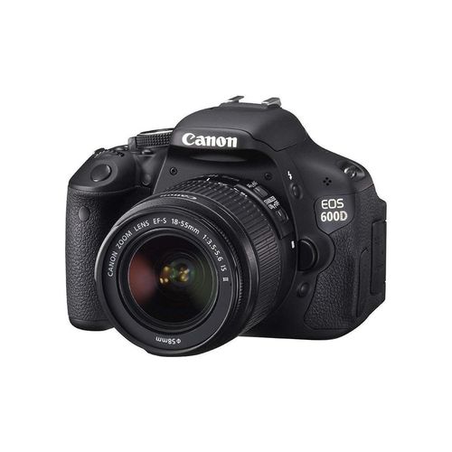 Spiegelreflexkamera EOS 600D - Schwarz + Canon Canon EF-S 18-55 mm f/3.5-5.6 IS II f/3.5-5.6
