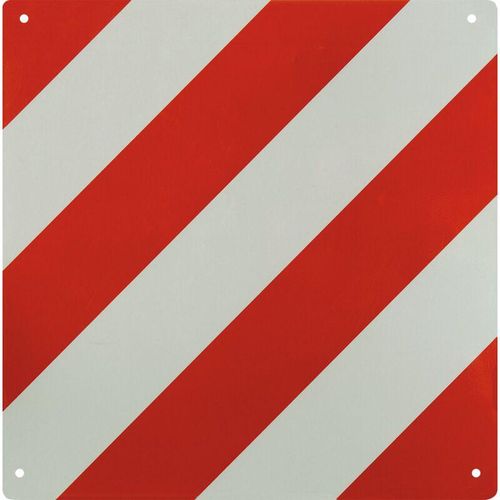 Rot/Weiße Warntafel 50 x 50 cm