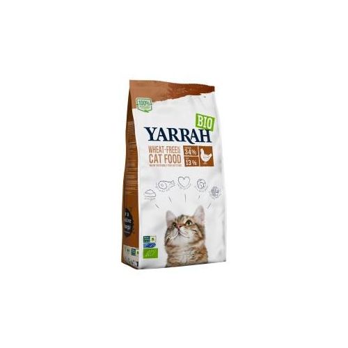 Yarrah Bio Trockenfutter für Katzen Adult/Kätzchen Huhn & Fisch (MSC) 800 g
