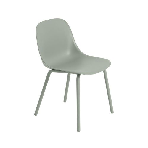 Muuto - Fiber Outdoor Stuhl, dusty green