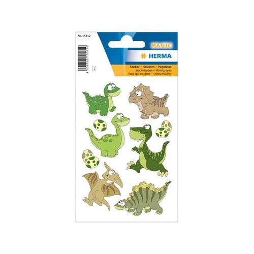 HERMA Stickers dino kids moving eyes