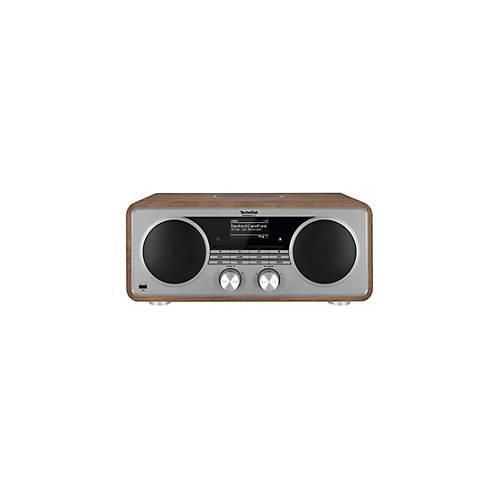 TechniSat DigitRadio 602 - Audiosystem - 70 Watt (Gesamt) - Silber, Nußbaum