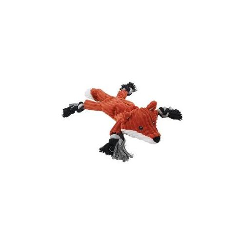 Nobby Hundespielzeug Plüschfuchs mit Seil 38 cm