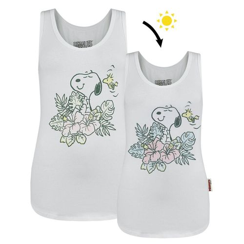 Peanuts Snoopy Tank-Top weiß in M