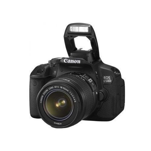 Spiegelreflexkamera EOS 650D - Schwarz + Canon Canon EF-S 18-55 mm f/3.5-5.6 IS II f/3.5-5.6