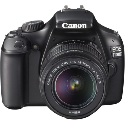 Spiegelreflexkamera EOS 1100D - Schwarz + Canon Canon EF-S 18-55 mm f/3.5-5.6 III f/3.5-5.6