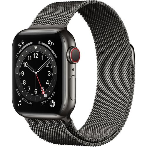 Apple Watch () 2020 GPS + Cellular 44 mm - Rostfreier Stahl Graphit - Grau