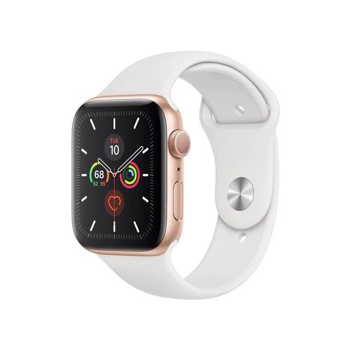 Apple Watch (Series 5) 2019 GPS 40 mm - Aluminium Gold - Weiß