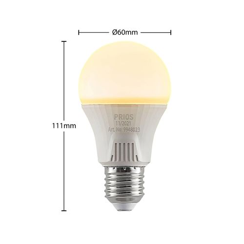 LED-Lampe E27 A60 11W weiß 2.700K 3er-Set