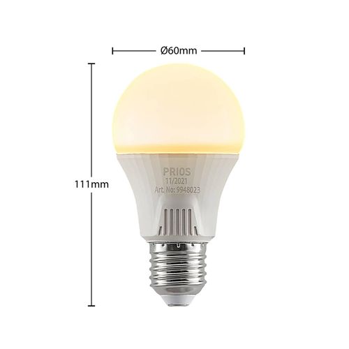 LED-Lampe E27 A60 11W weiß 2.700K 10er-Set