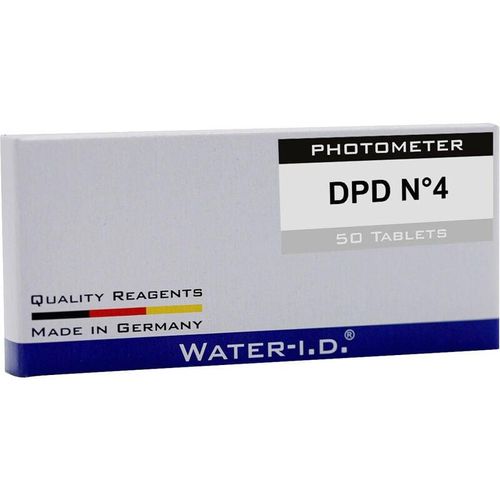 50 Tabletten dpd N°4für PoolLAB Tabletten - Water Id