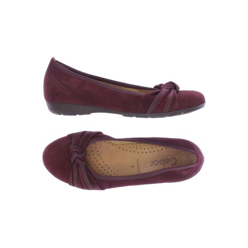 Gabor Damen Ballerinas, bordeaux, Gr. 3