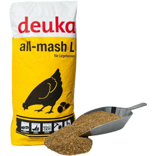Deuka - ng All-Mash l 25 kg genfreies Hühnerfutter Geflügelfutter Legemehl Körner