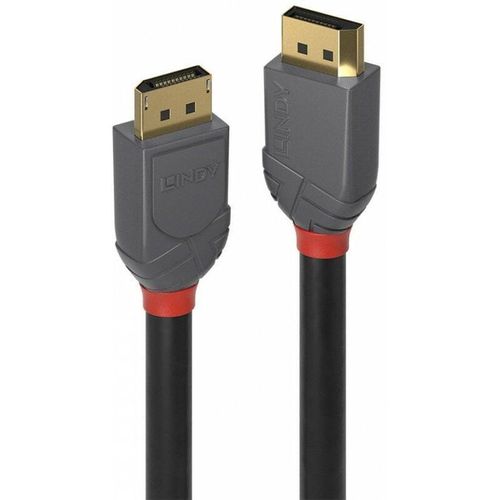 LINDY Lindy Anthra Line - DisplayPort-Kabel - DisplayPort (M) bis DisplayPort (M) - DisplayPort 1.4 - 3 m - rund - Schwarz (36483)